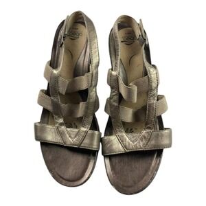 Abeo Womens Gwynn Strappy Slingback Bio System Sandals Gray Size 10 N